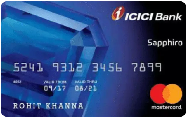 ICICI Bank Sapphiro Credit Card